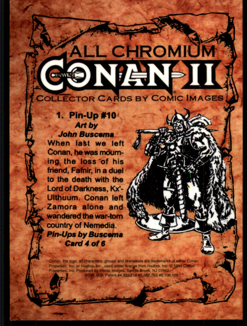 Conan Series Two (1994 Comic Images) Cards - Picture 3 of 189