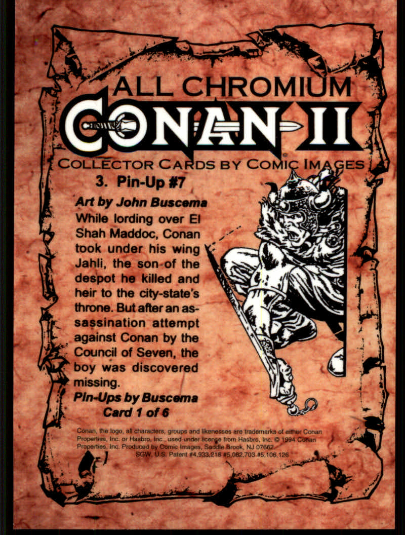 Conan Series Two (1994 Comic Images) Cards - Picture 7 of 189