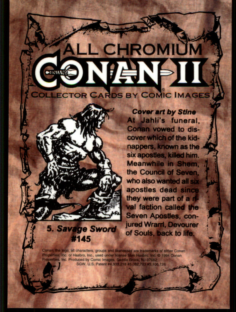 Conan Series Two (1994 Comic Images) Cards - Picture 11 of 189