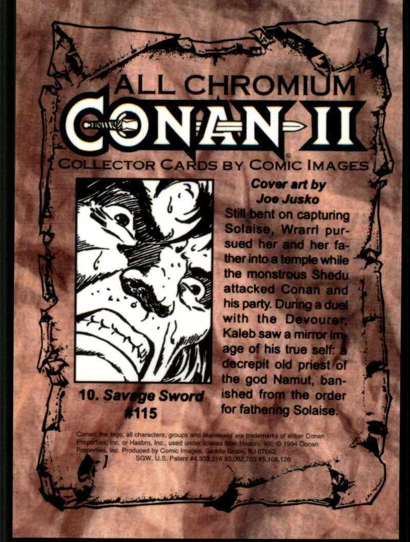 Conan Series Two (1994 Comic Images) Cards - Picture 21 of 189