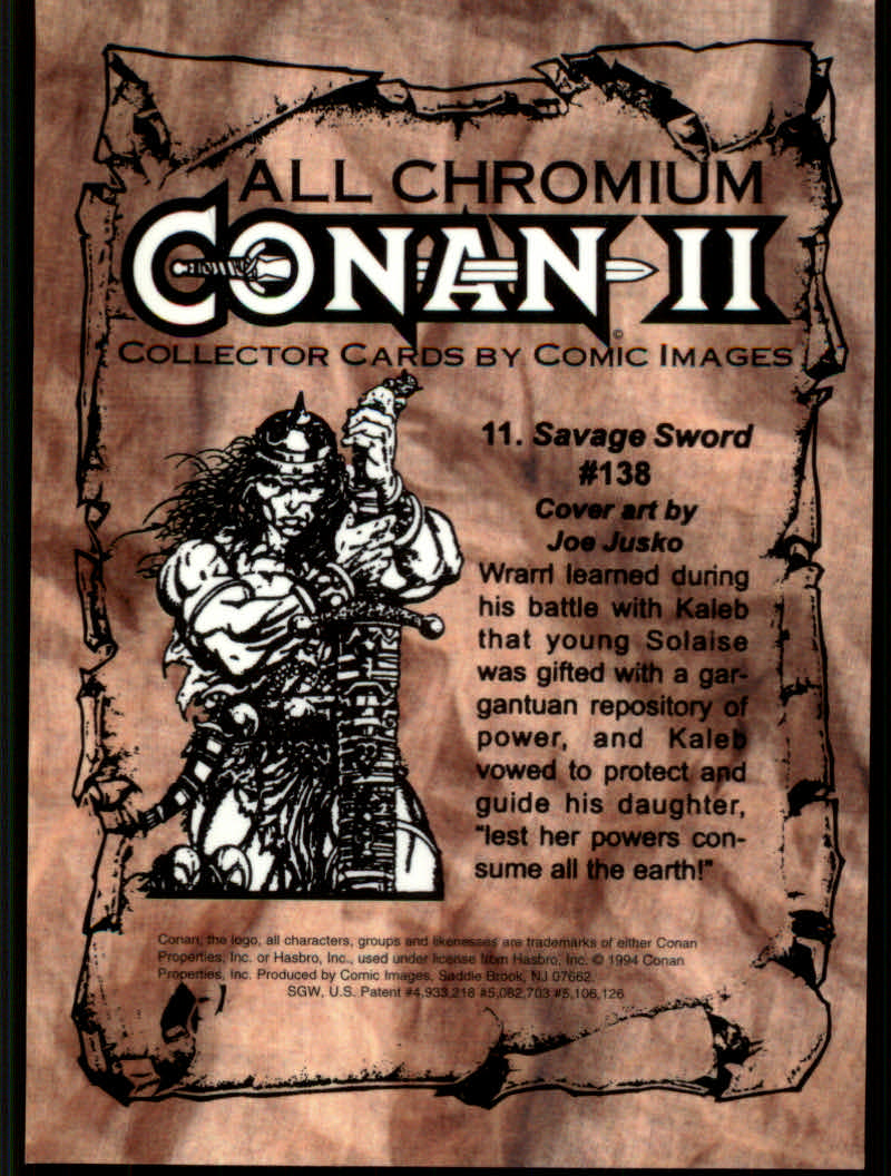Conan Series Two (1994 Comic Images) Cards - Picture 23 of 189