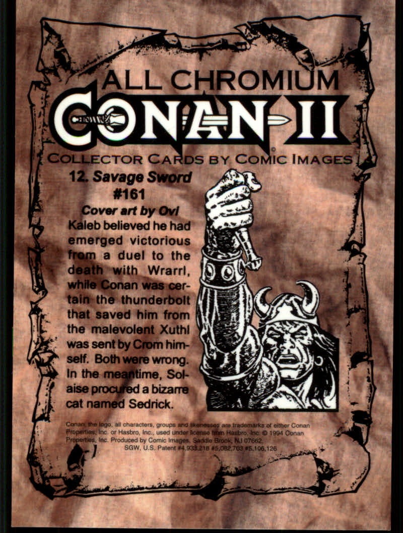 Conan Series Two (1994 Comic Images) Cards - Picture 25 of 189