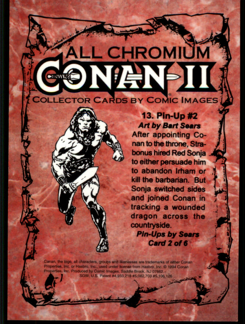 Conan Series Two (1994 Comic Images) Cards - Picture 27 of 189