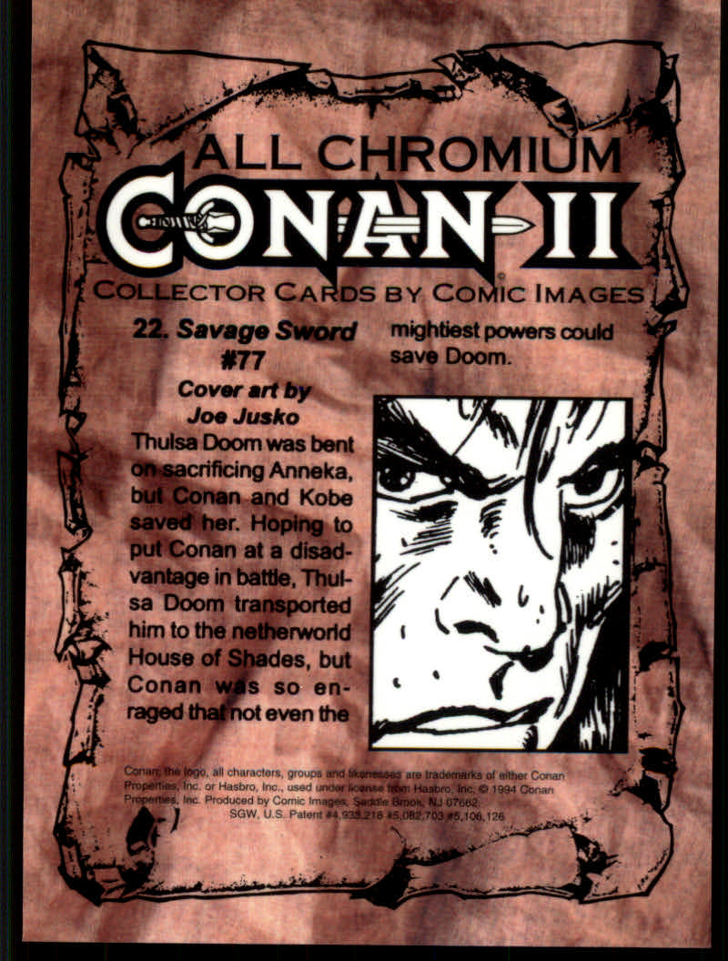 Conan Series Two (1994 Comic Images) Cards - Picture 45 of 189