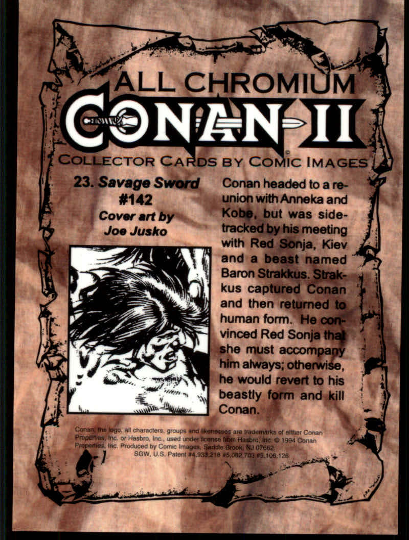 Conan Series Two (1994 Comic Images) Cards - Picture 47 of 189