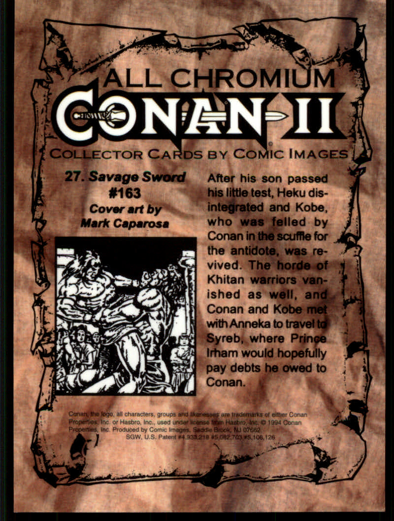 Conan Series Two (1994 Comic Images) Cards - Picture 55 of 189