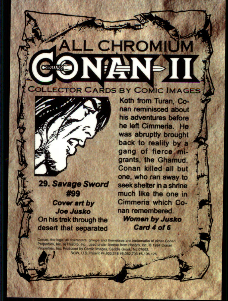 Conan Series Two (1994 Comic Images) Cards - Picture 59 of 189