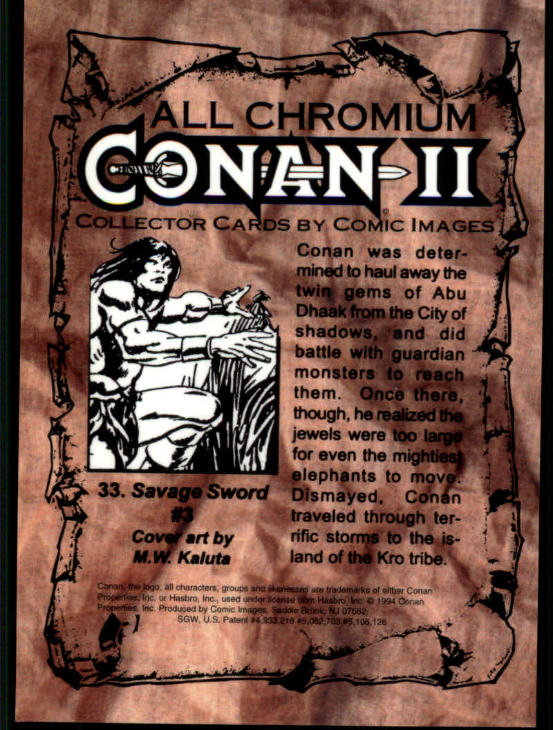 Conan Series Two (1994 Comic Images) Cards - Picture 67 of 189