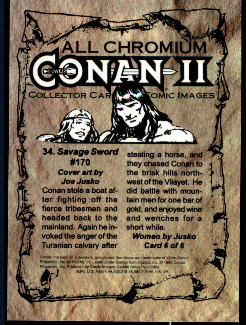 Conan Series Two (1994 Comic Images) Cards - Picture 69 of 189