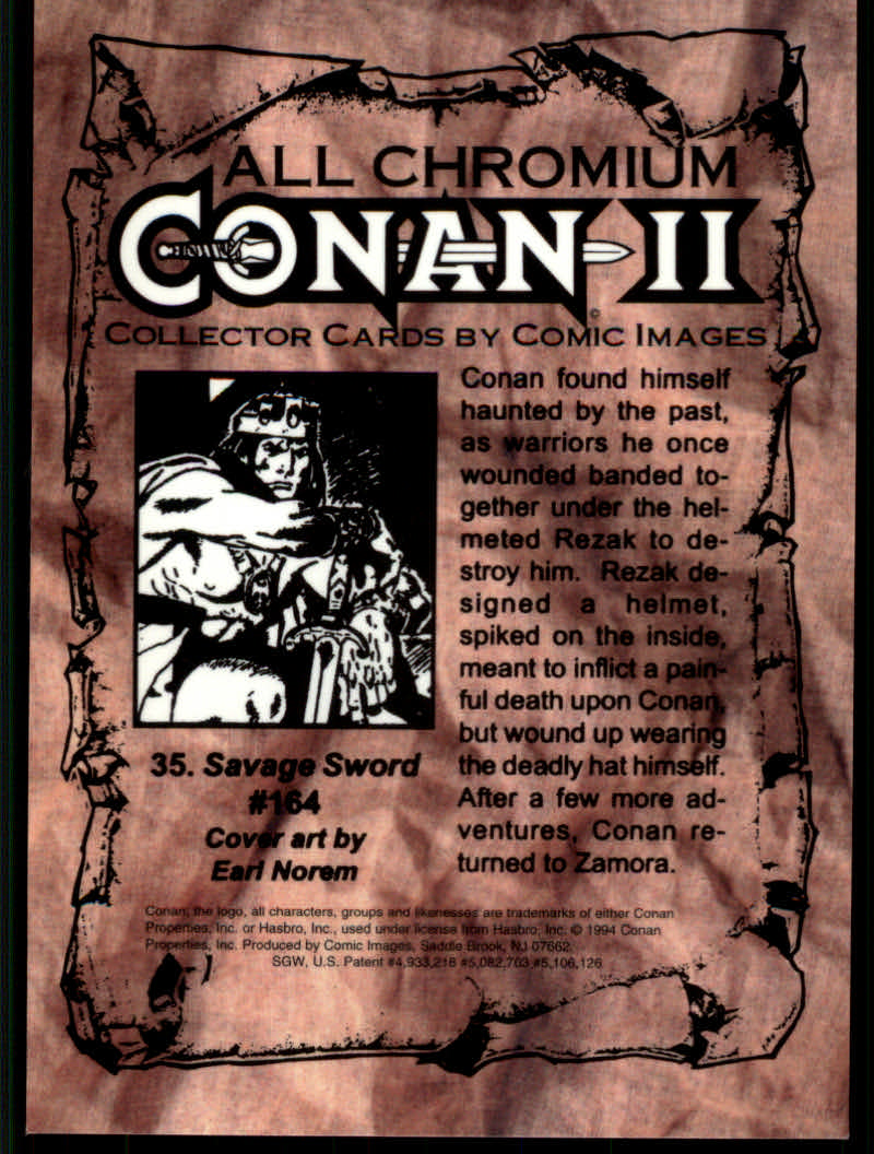 Conan Series Two (1994 Comic Images) Cards - Picture 71 of 189