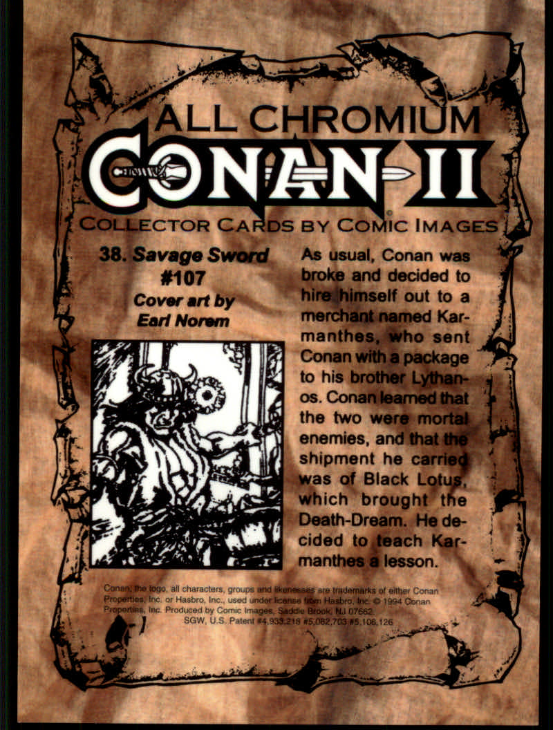 Conan Series Two (1994 Comic Images) Cards - Picture 77 of 189