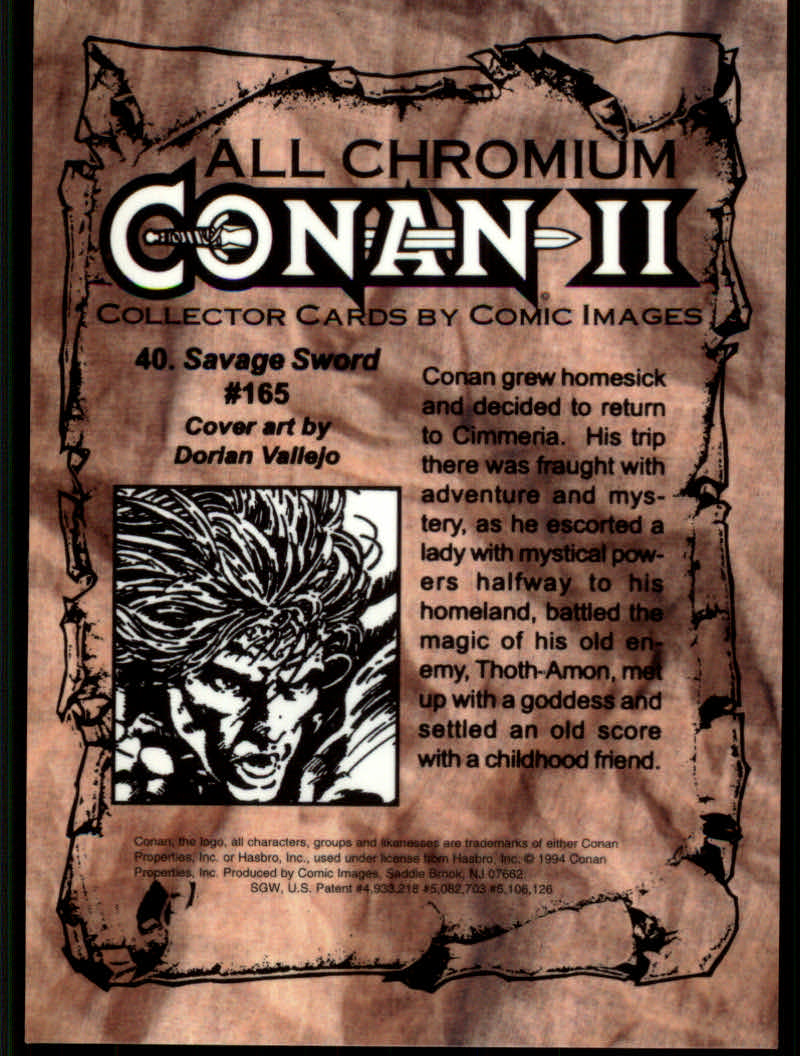 Conan Series Two (1994 Comic Images) Cards - Picture 81 of 189