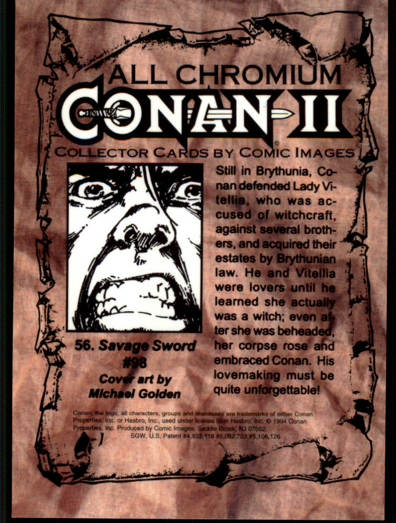 Conan Series Two (1994 Comic Images) Cards - Picture 113 of 189