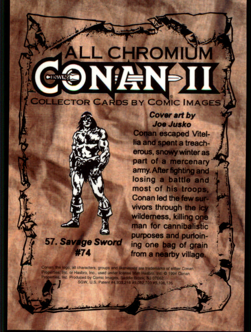 Conan Series Two (1994 Comic Images) Cards - Picture 115 of 189