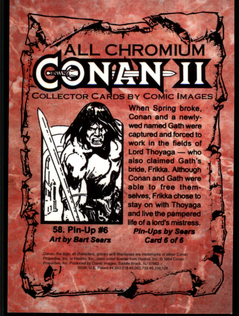 Conan Series Two (1994 Comic Images) Cards - Picture 117 of 189