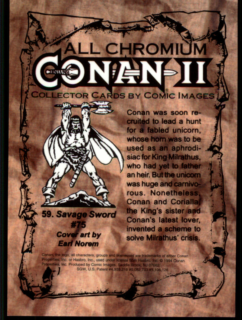 Conan Series Two (1994 Comic Images) Cards - Picture 119 of 189