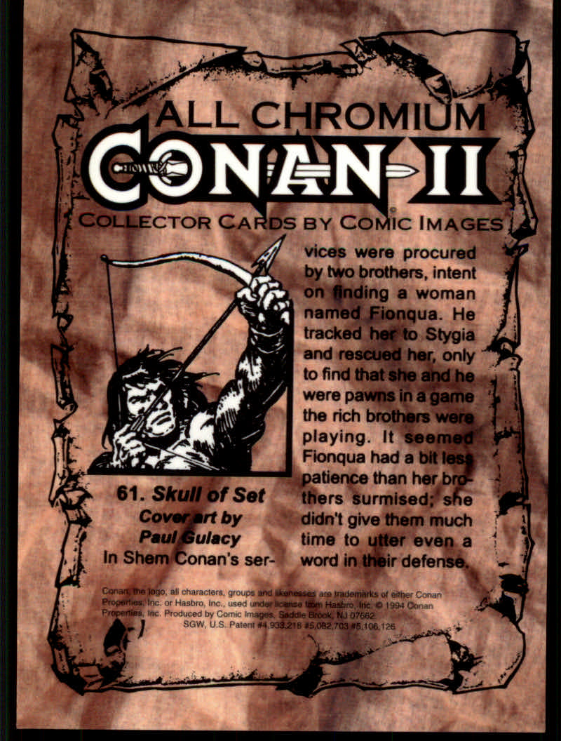 Conan Series Two (1994 Comic Images) Cards - Picture 123 of 189