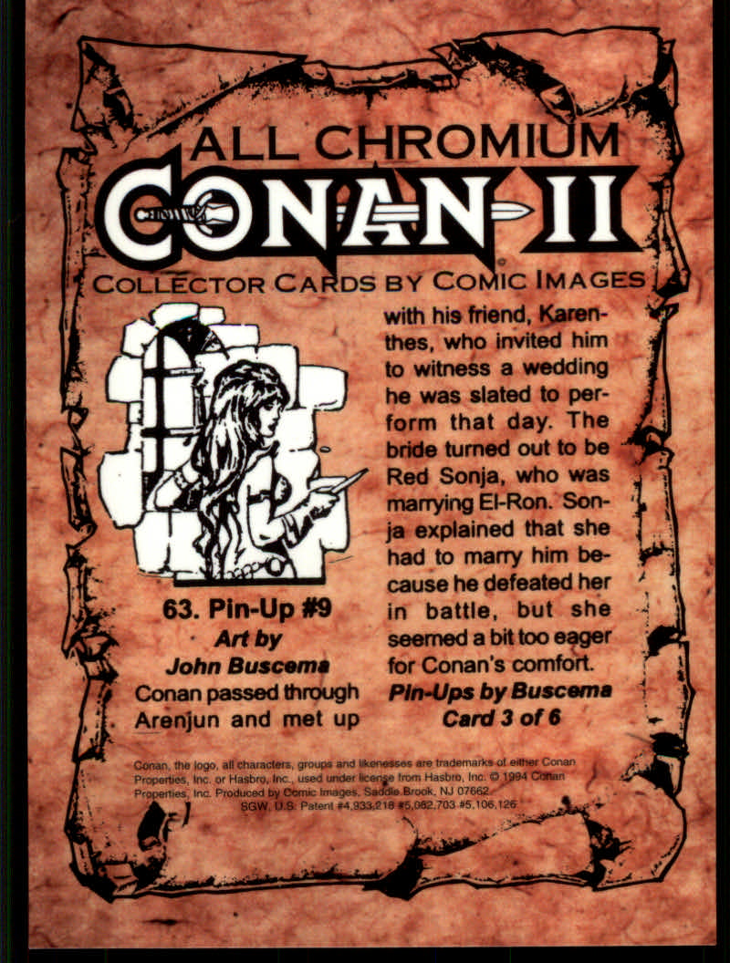Conan Series Two (1994 Comic Images) Cards - Picture 127 of 189