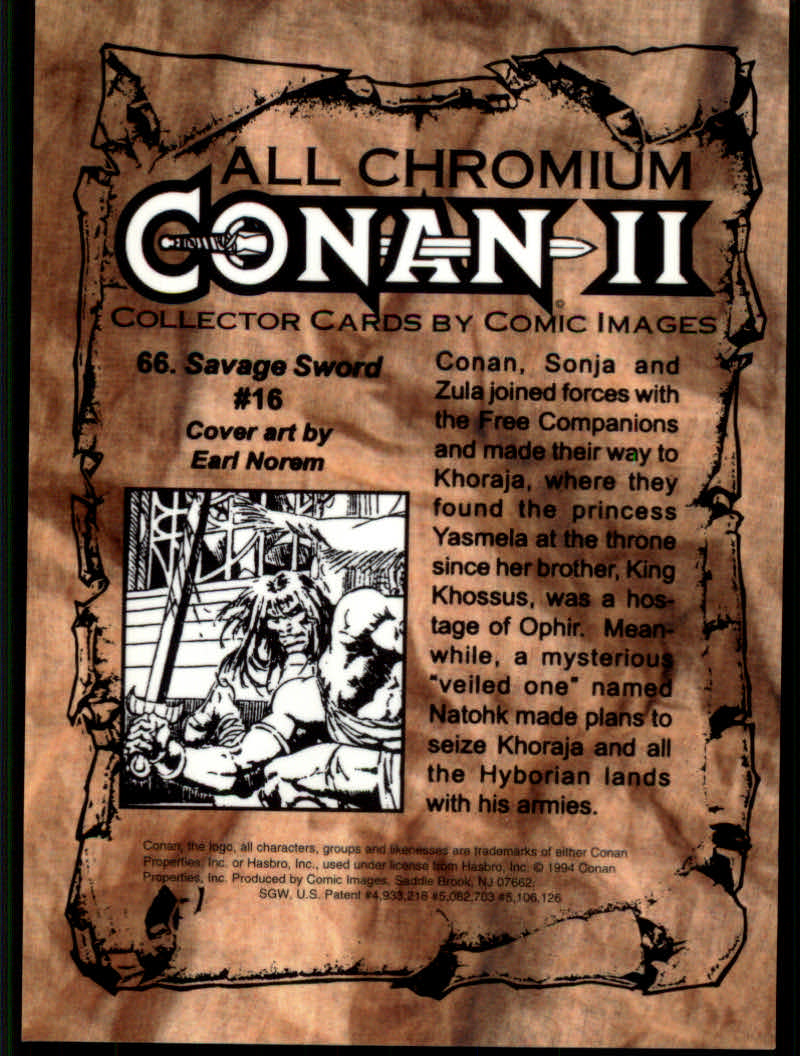 Conan Series Two (1994 Comic Images) Cards - Picture 133 of 189