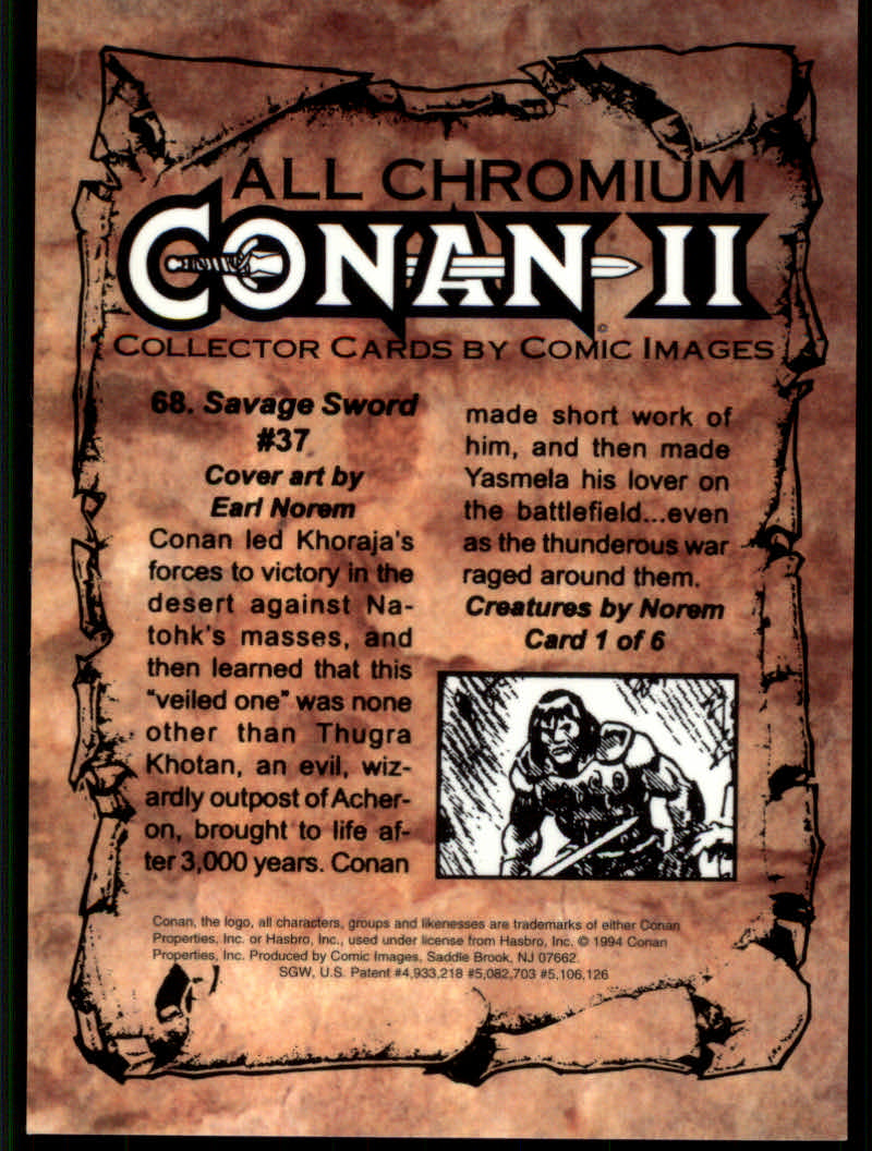 Conan Series Two (1994 Comic Images) Cards - Picture 137 of 189