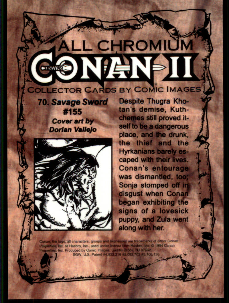 Conan Series Two (1994 Comic Images) Cards - Picture 141 of 189