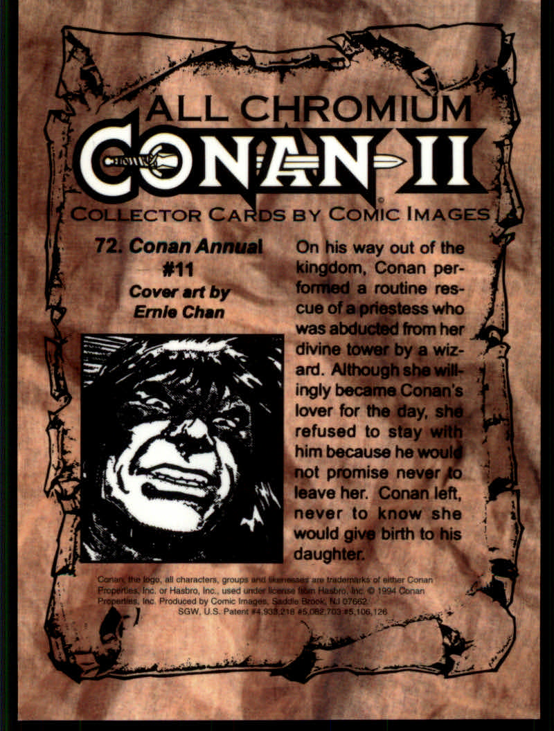 Conan Series Two (1994 Comic Images) Cards - Picture 145 of 189