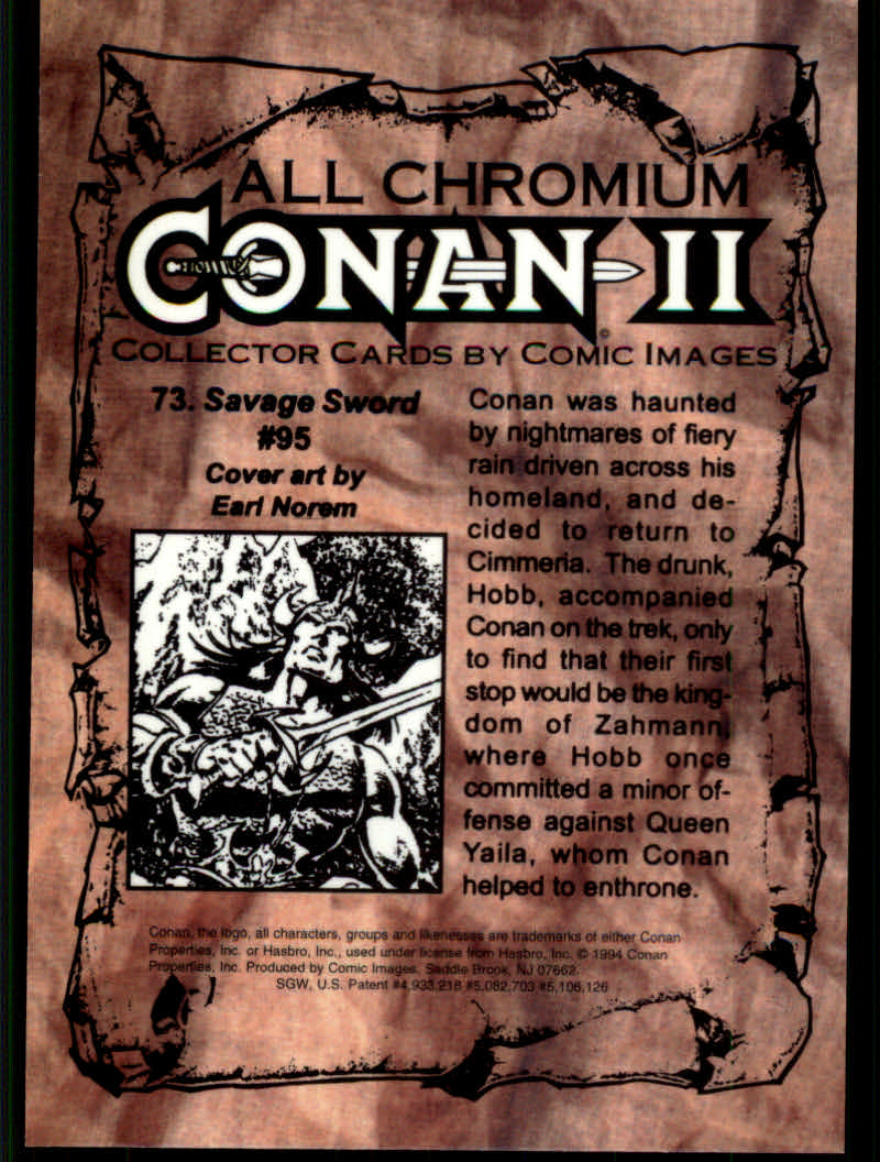 Conan Series Two (1994 Comic Images) Cards - Picture 147 of 189