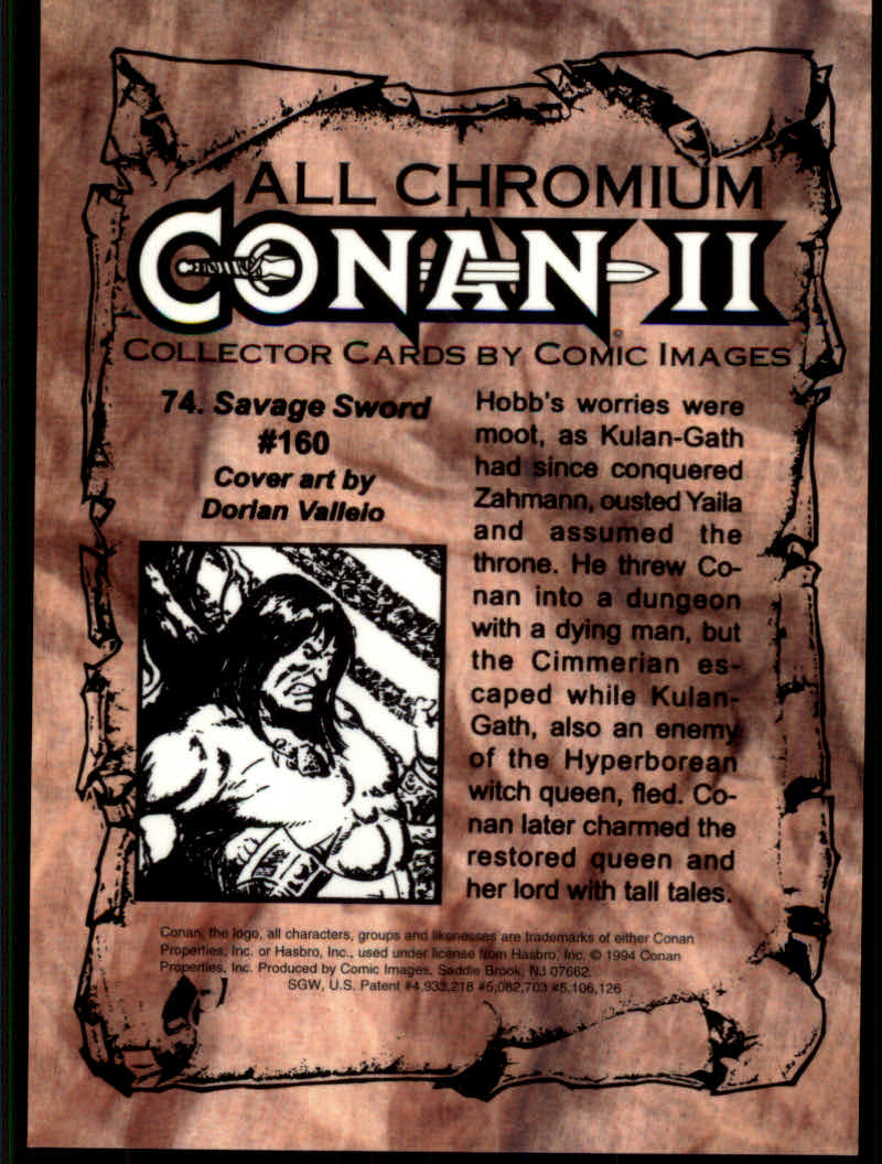 Conan Series Two (1994 Comic Images) Cards - Picture 149 of 189