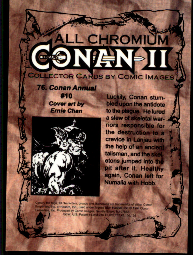 Conan Series Two (1994 Comic Images) Cards - Picture 153 of 189