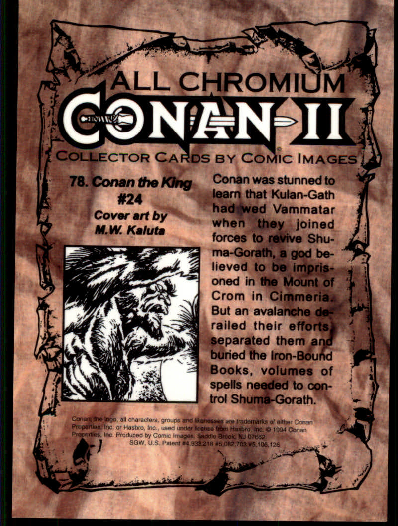Conan Series Two (1994 Comic Images) Cards - Picture 157 of 189