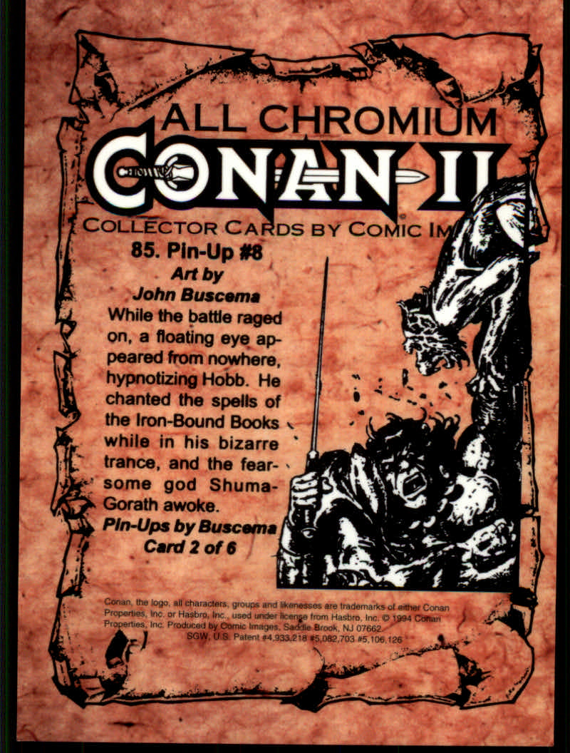 Conan Series Two (1994 Comic Images) Cards - Picture 171 of 189