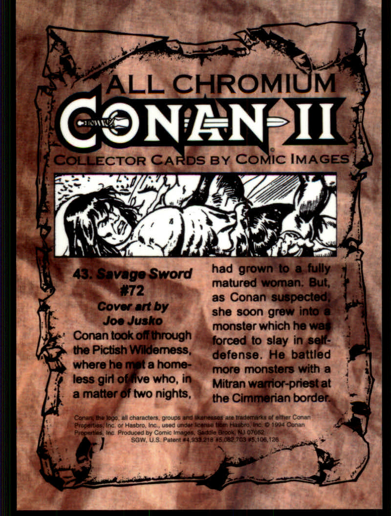Conan Series Two (1994 Comic Images) Cards - Picture 183 of 189