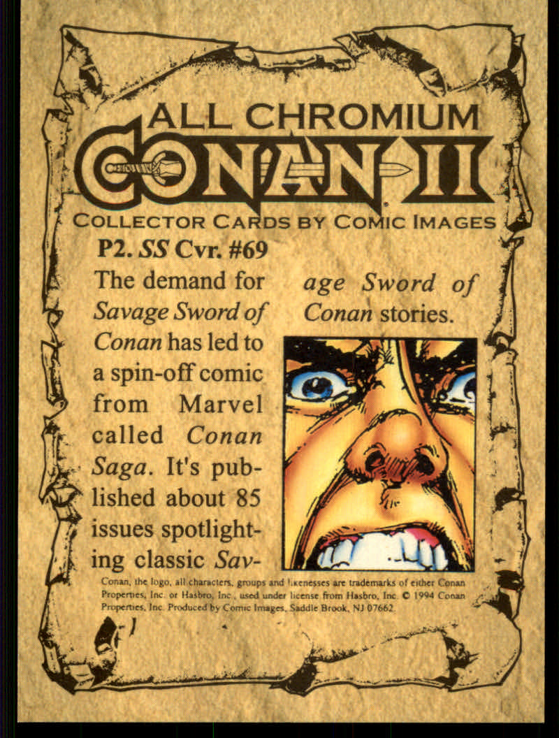 Conan Series Two (1994 Comic Images) Cards - Picture 187 of 189