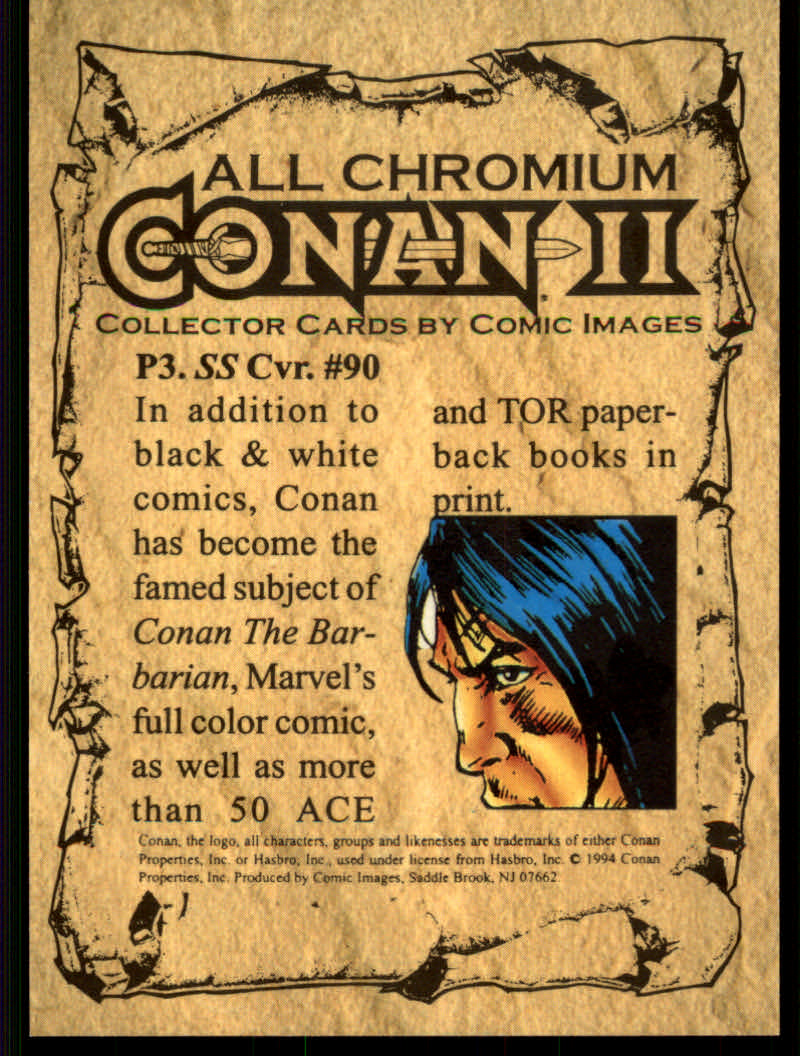 Conan Series Two (1994 Comic Images) Cards - Picture 189 of 189