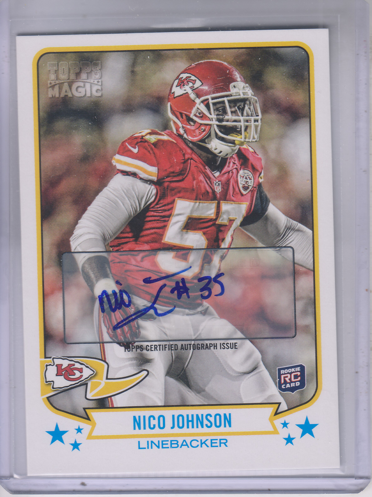 2013 Topps Magic Autographs #8 Nico Johnson