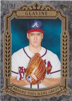 2014 Topps Before They Were Great Gold #BG5 Tom Glavine