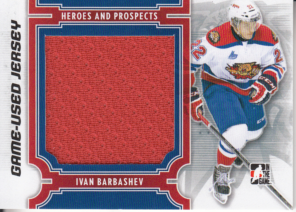 2013-14 ITG Heroes and Prospects Jersey #M16 Ivan Barbashev