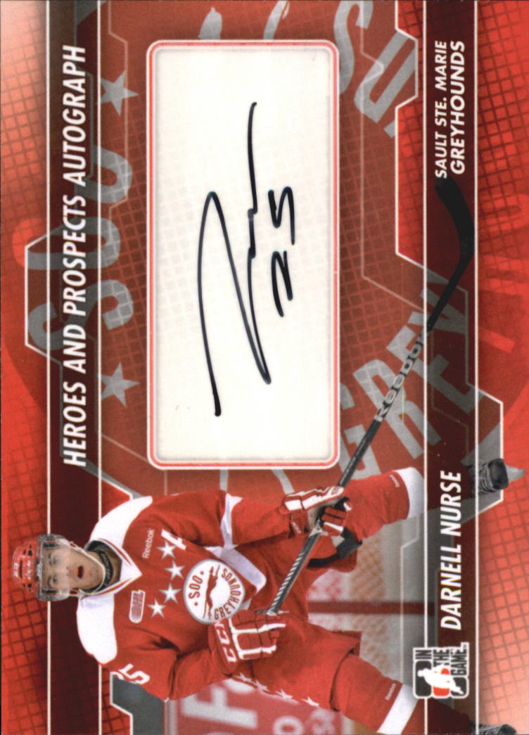 2013-14 ITG Heroes and Prospects Autographs #ADN Darnell Nurse