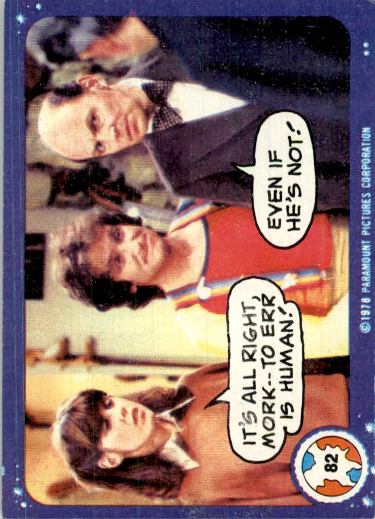 1978 Topps Mork and Mindy #82 It's All Right, Mork