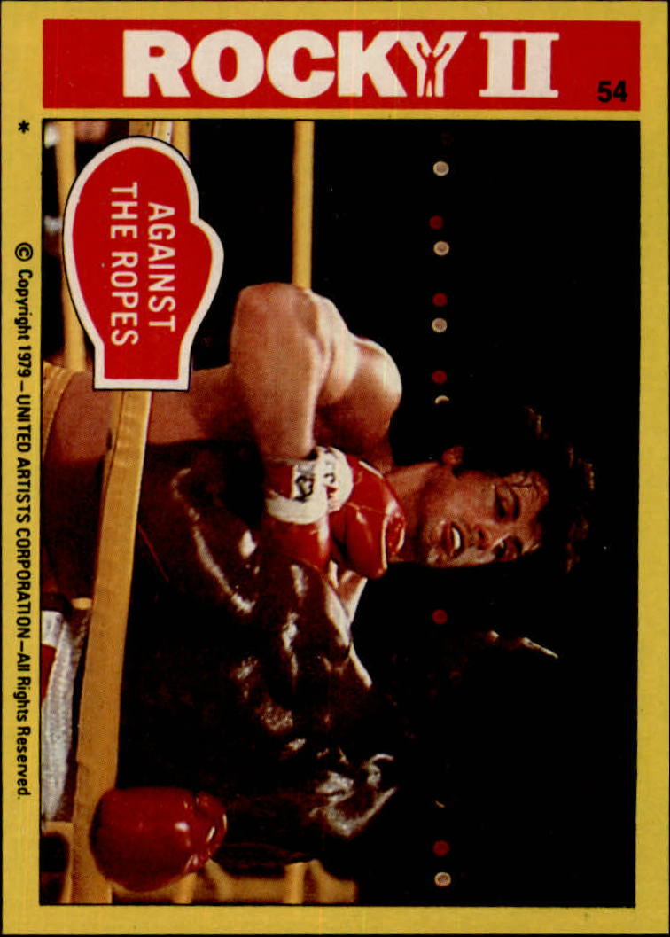 1979 Topps Rocky II #54 Against the Ropes