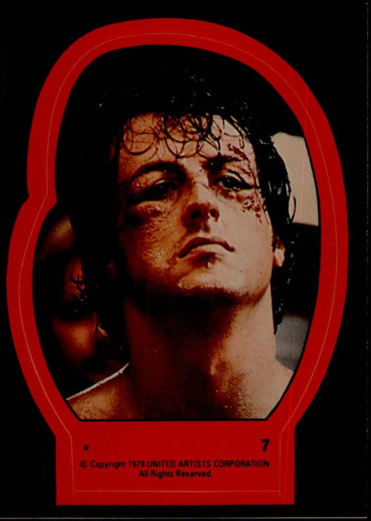 1979 Topps Rocky II Stickers #7 Face of a Champion
