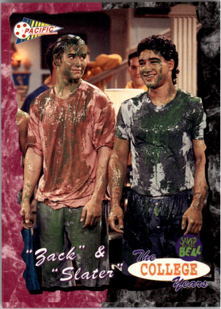 1994 Pacific Saved by the Bell The College Years #46 Zack and Slater