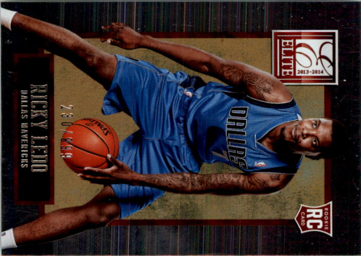 2013-14 Elite Dallas Mavericks Basketball Card #217 Ricky Ledo Rookie /999. rookie card picture