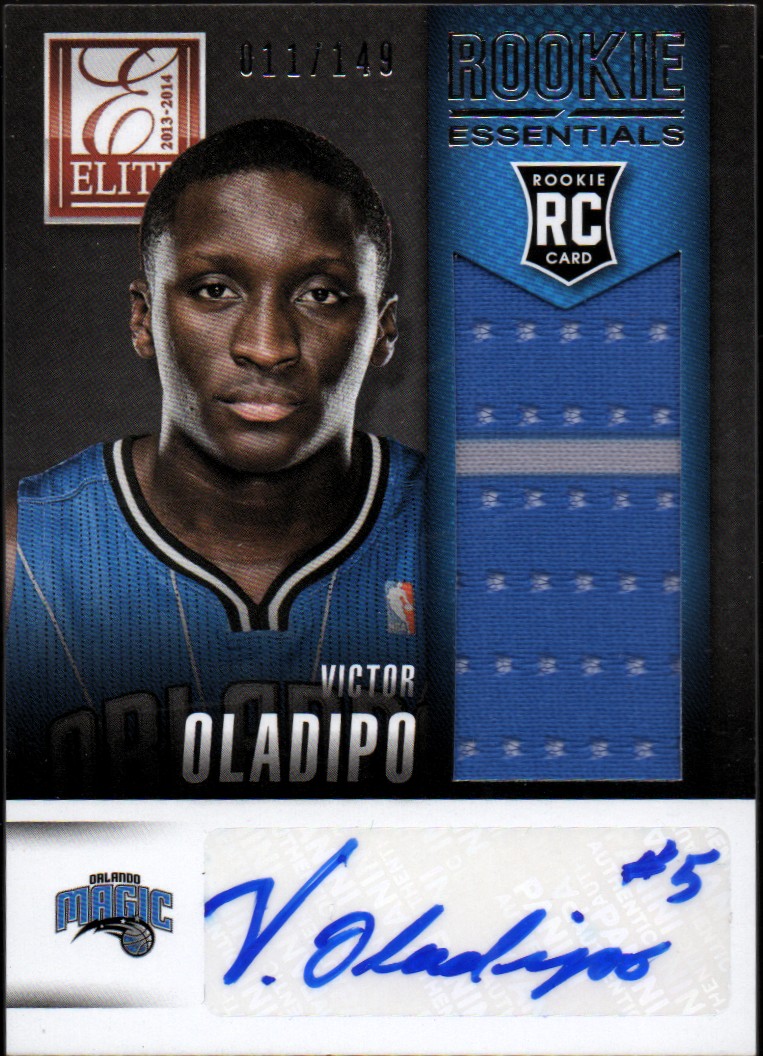 2013-14 Elite Rookie Essentials Autograph Jerseys #11 Victor Oladipo/149