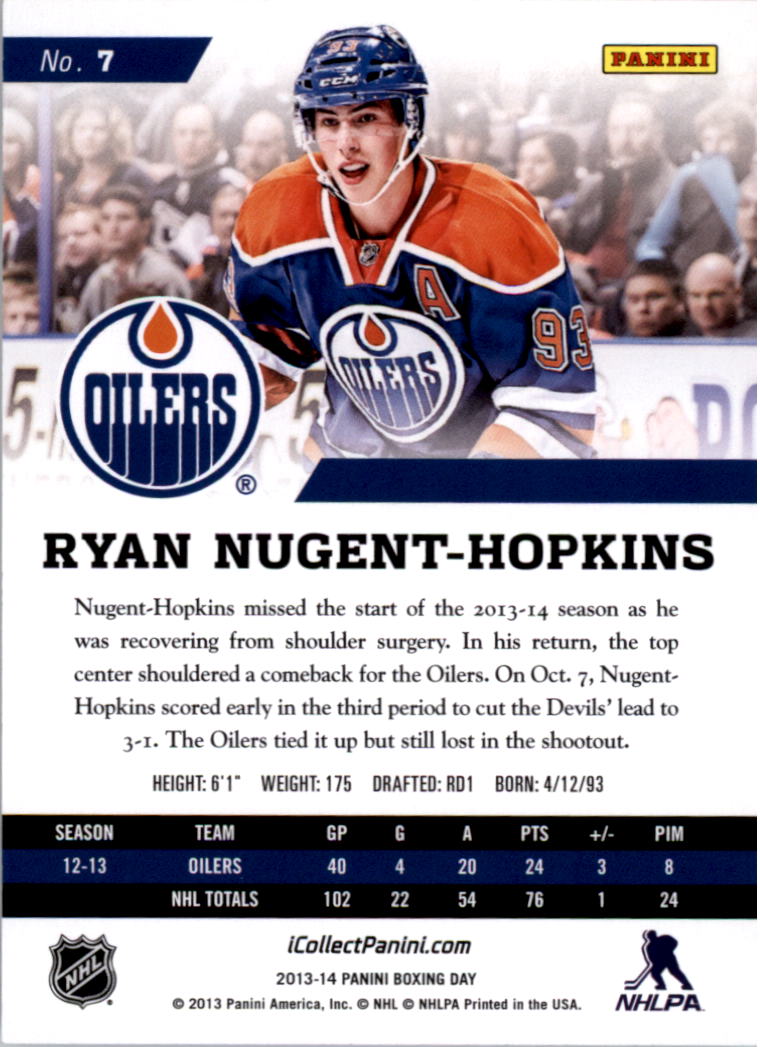 2013-14 Absolute #7 Ryan Nugent-Hopkins back image