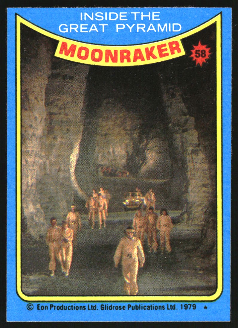 1979 Topps James Bond Moonraker #58 Inside the Great Pyramid