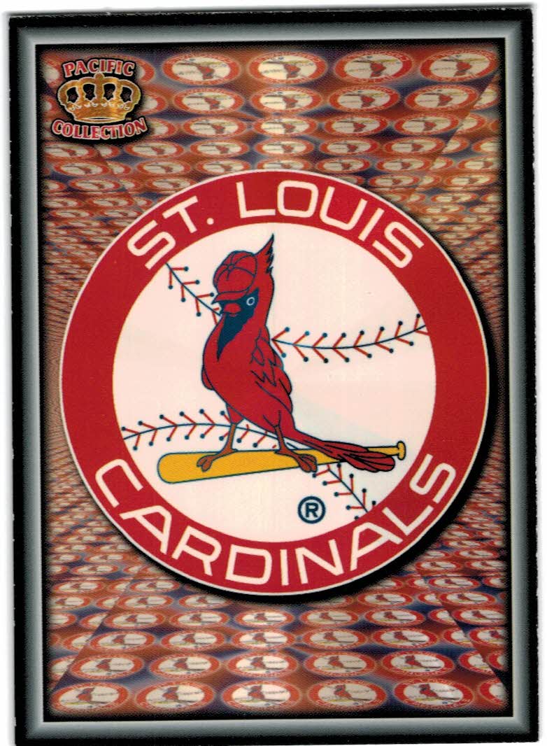 1996 Pacific Prisms Team Logos #PB7 St. Louis Cardinals