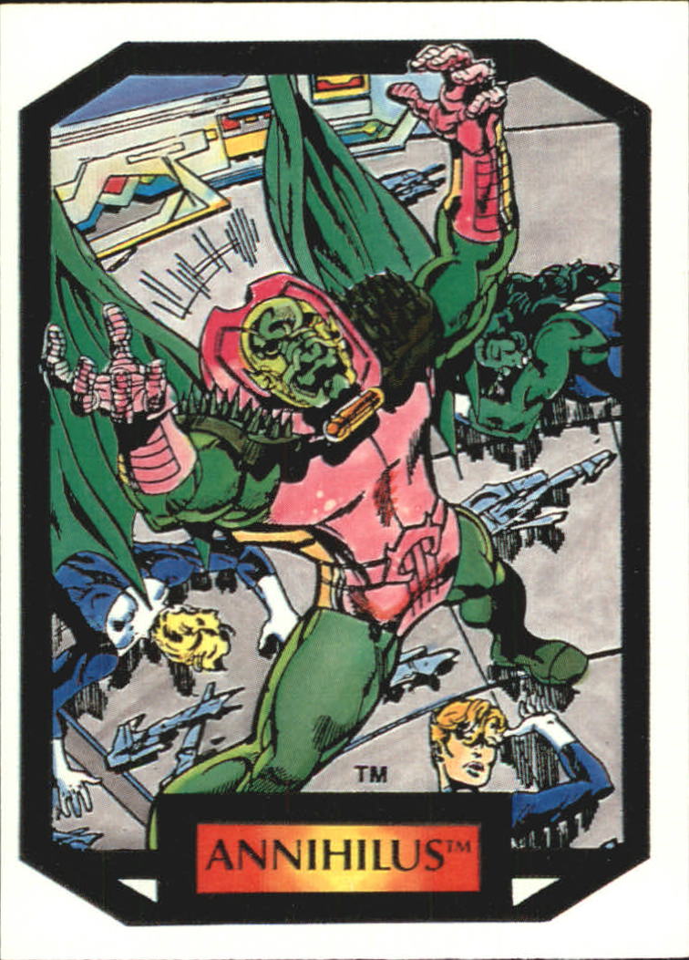 1987 Comic Images Marvel Colossal Conflicts #3 Annihilus