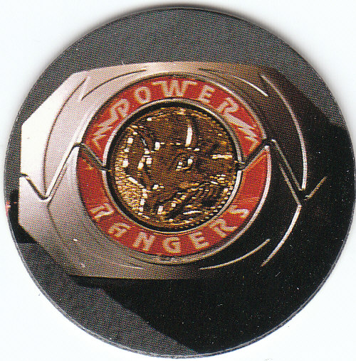 Power Rangers Series One (1994 Collect-A-Card) "Power Caps" Insert Pogs - Picture 8 of 21
