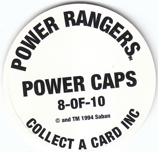 Power Rangers Series One (1994 Collect-A-Card) "Power Caps" Insert Pogs - Picture 17 of 21